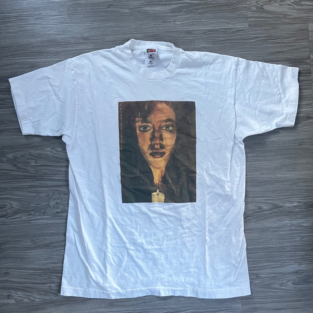 Vintage 90s Patti Rothberg Between the 1 and the 9 Promo T-Shirt White XL